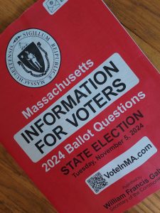 Ballot question booklet