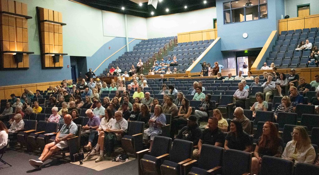 The audience